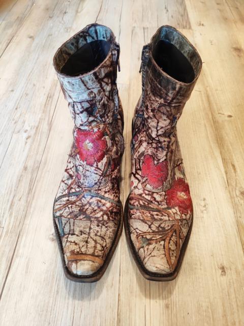 Other Designers Gianni Barbato - Embroidered cowboy boots.Like Gucci or Saint Laurent boots