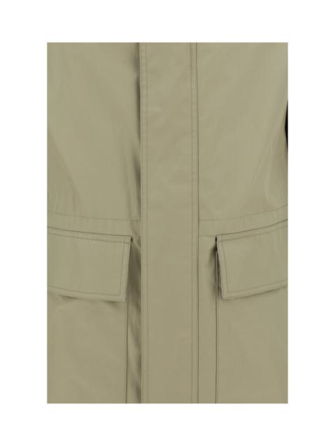 Burberry Beige Cotton Parka