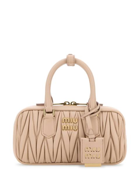 Miu Miu Miu Miu Women Powder Pink Nappa Leather Arcadie Handbag