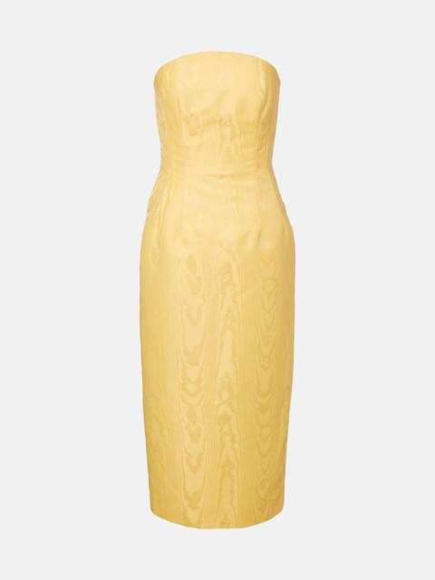 EMILIA WICKSTEAD Hailee moiré mikado corset dress