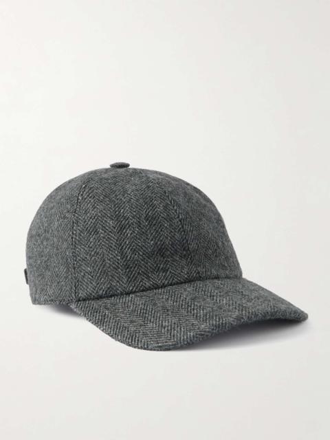 Herringbone Alpaca Baseball Cap