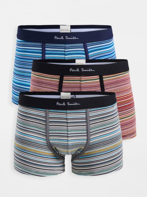Paul Smith 3 Pack Multi Stripe Trunks