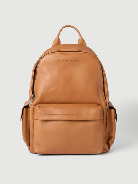 Brunello Cucinelli Cowhide travel backpack