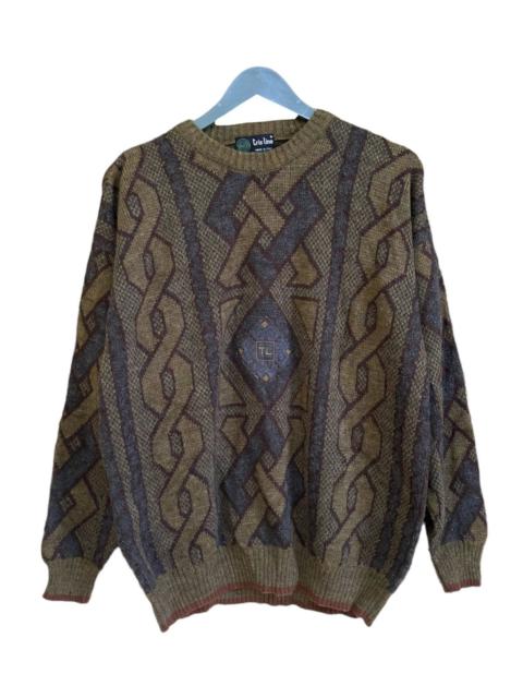 Other Designers Tris Line Coogi Knit Wool Sweatshirt