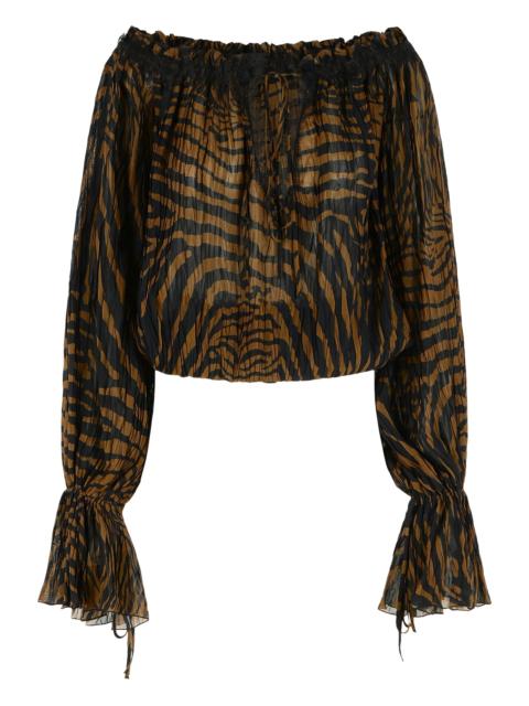 Blumarine Blumarine Zebra-pattern Blouse