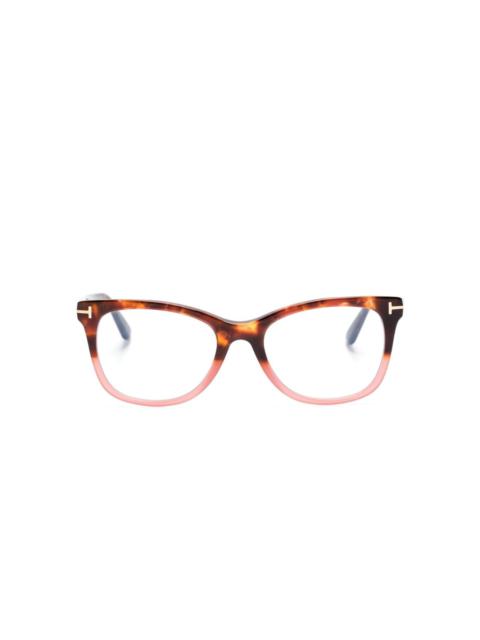 wayfarer-frame glasses