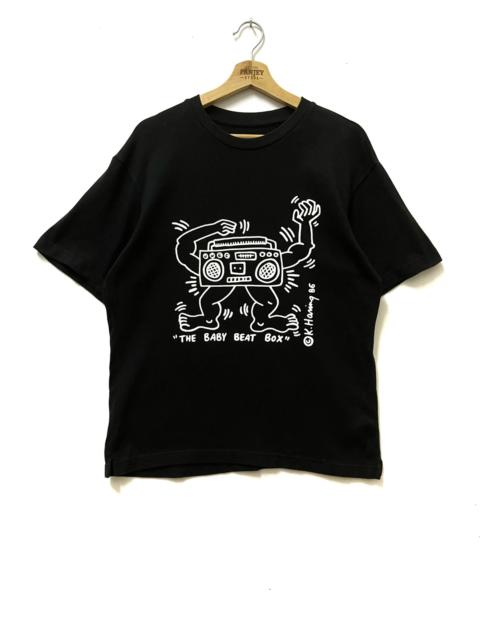 Other Designers Uniqlo - Keith Haring The Baby Beat Box T-shirt Black