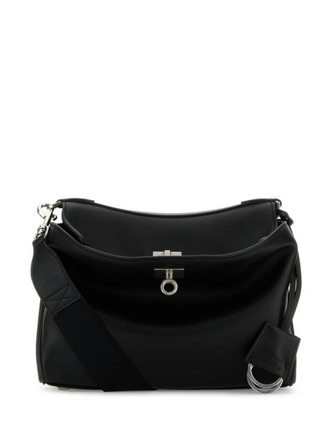 BALENCIAGA Black leather small Rodeo Messenger crossbody bag