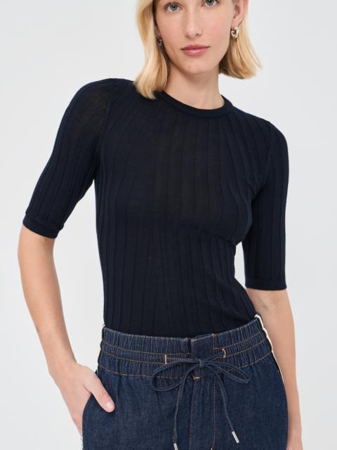 VERONICA BEARD Debois Knit Tee