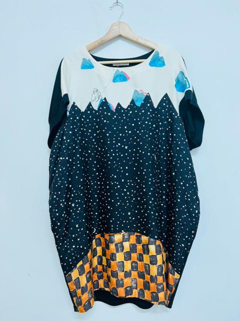 ISSEY MIYAKE Tsumori Chisato Multicolor Minidress