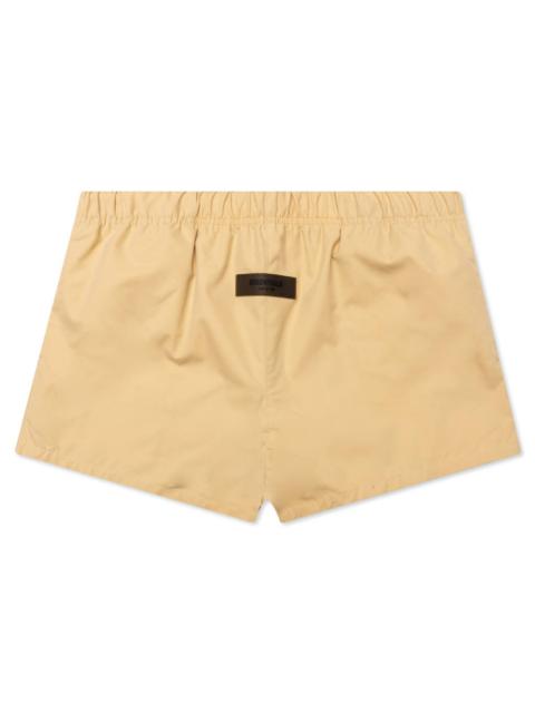 ESSENTIALS WOMEN'S COTTON DOCK SHORT - SAND