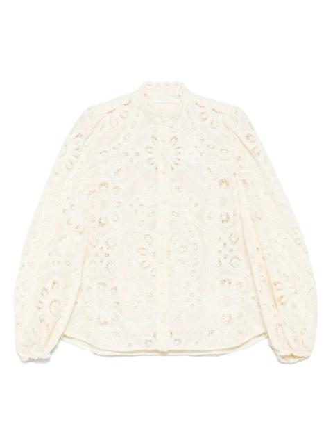 Zimmermann Rhiannon Embroidered Blouse