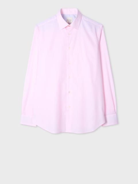 Paul Smith Tailored-Fit Pink Pin-Dot Easy Care Shirt