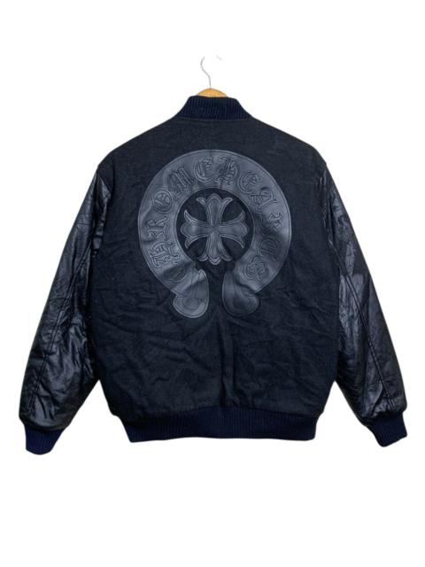 Japanese Brand - 🔥CH WOOL VARSITY JACKETS BLACK ON BLACK