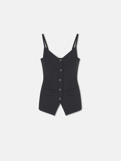 Nanushka Open-Back Tailored Top