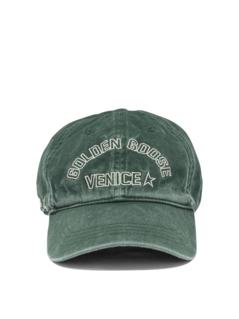 Golden Goose Golden Goose Golden Venice Baseball Cap Green