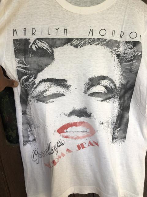 Other Designers Vintage - Rare 1981s Marilyn Monroe goodbye Norma jean Medium shirt
