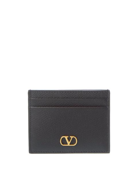 Valentino Valentino VLogo Signature Leather Card Holder