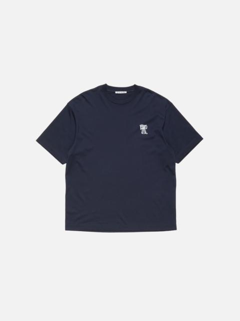 Acne Studios Logo t-shirt - Navy blue