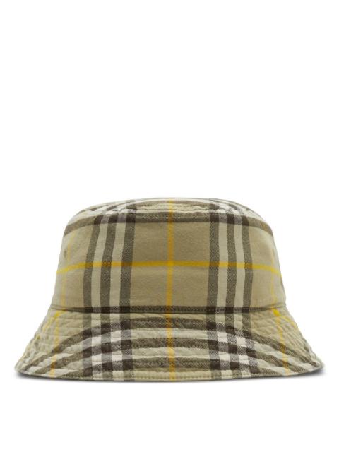 Burberry Burberry Vintage Check Cotton Bucket Hat