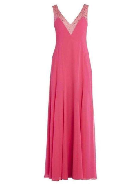 Other Designers Embellished Plunging V-Neck Gown
