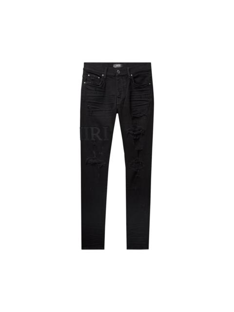 AMIRI Amiri Serif Logo Jeans 'Black'