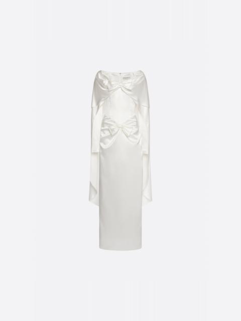 Alessandra Rich EVENING DRESS WITH CAPE