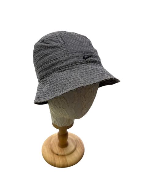 Nike VINTAGE Y2K NIKE HOLES DESTROYED PATTERN BUCKET HAT SIZE 56