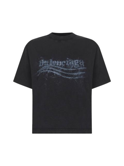 BALENCIAGA Balenciaga Women T-Shirt "Washed Crayon Political"