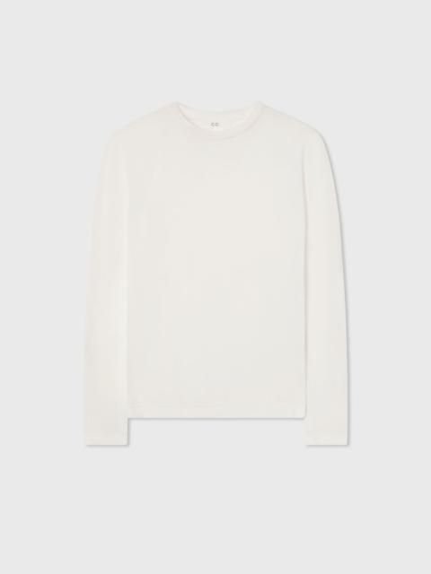 CO Crewneck Long Sleeve in Cotton Jersey