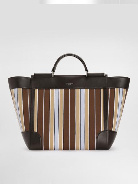 Dolce & Gabbana Sicily jacquard fabric handbag