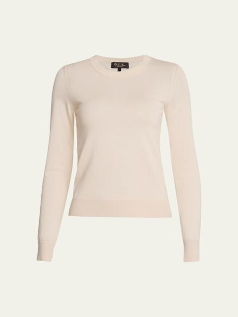 Loro Piana Long-Sleeve Cashmere Sweater