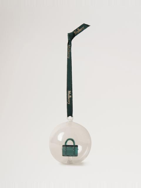Mulberry Bayswater Globe Bauble
Mulberry Green Glass