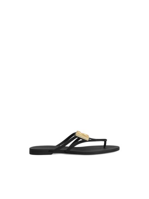 Dolce & Gabbana Dolce & Gabbana Black Flip-Flops & Slides Women