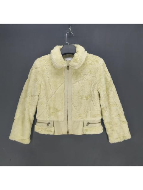 Other Designers Japanese Brand - Mon Gre Femme Fabric Made in Italy Fur Jacket #1404-59