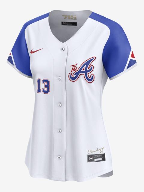 Nike Ronald Acuña Jr. Atlanta Braves City Connect Nike Women's Dri-FIT ADV MLB Limited Jersey