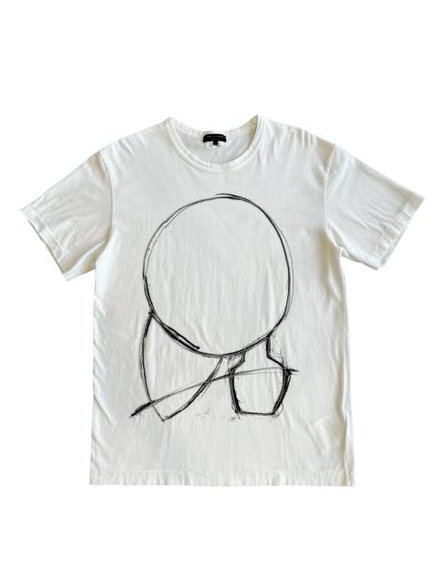 Other Designers comme des garcon - Comme des garçons Abstract/beaded T-shirt SZ L