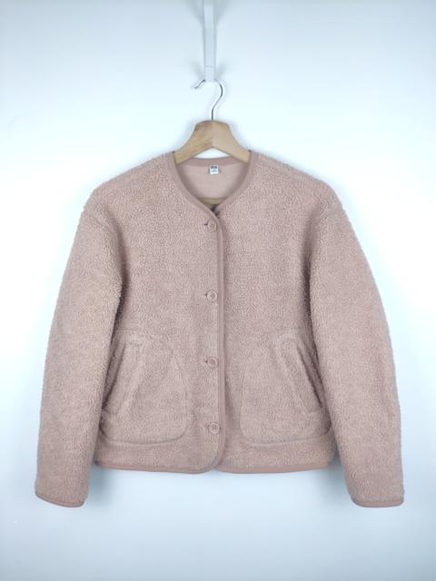 Other Designers Cardigan - Steal 💥 Uniqlo Fleece Sherpa Cropped Cardigan