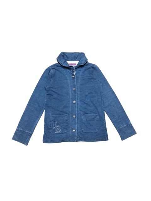 Other Designers Designer - Vintage Une Brisel Indigo Deck Made In Indigo