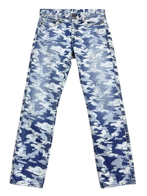 Hysteric Glamour FYE🔥RARE Camo Blue Print Denim Inspired by Hysteric Glamour