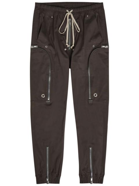 Rick Owens Rick Owens Bauhaus Stretch-cotton Cargo Trousers