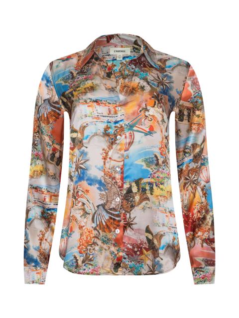 L'AGENCE Tyler Silk Blouse