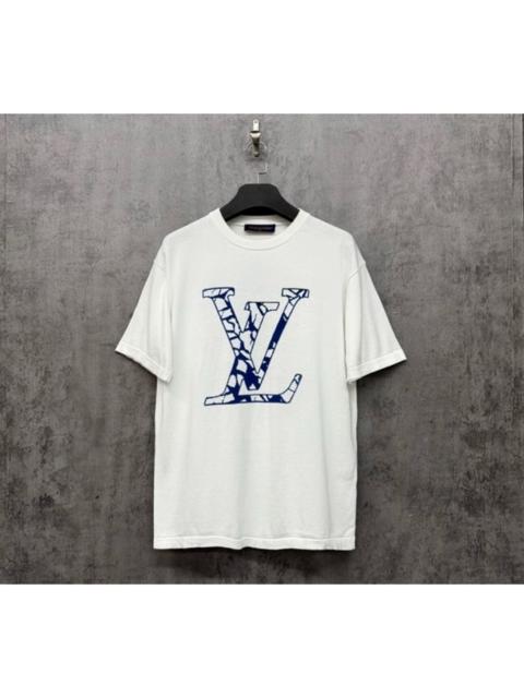 Louis Vuitton Louis Vuitton Lv jacquard logo knit short-sleeved shirt