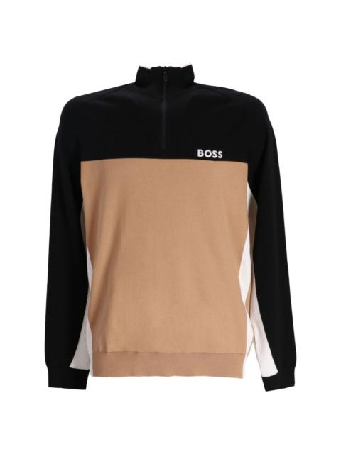 colour-block sweatshirt