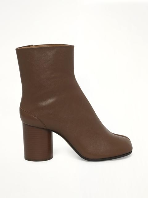 Maison Margiela Tabi Ankle Boots 8cm in Warm Coffee