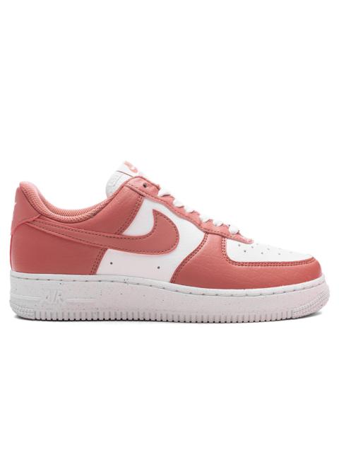 Nike WOMEN'S AIR FORCE 1 '07 NEXT NATURE - WHITE/CANYON PINK/METALLIC SILVER