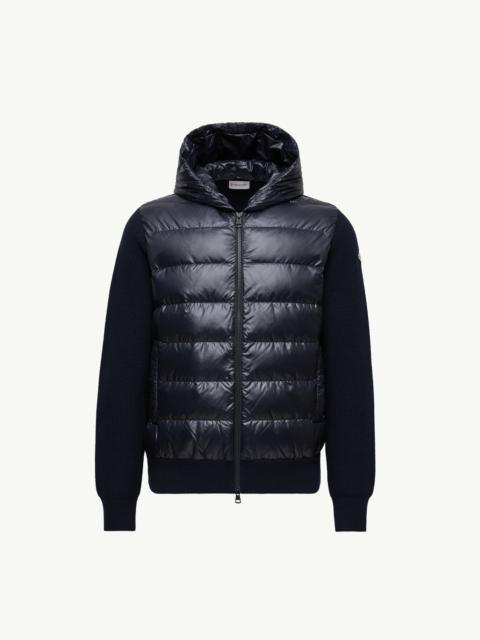 Moncler Padded Wool Zip-Up Hoodie