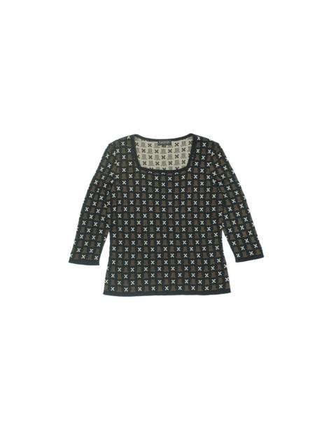 Lanvin Lanvin Monogram Knitted Top