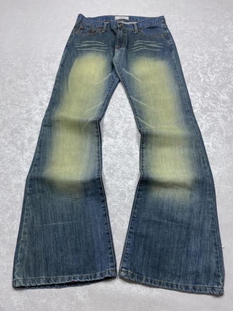 Other Designers Japanese Brand - Y2K IfSixWasNine Opium LGB style Hydee Flared Denim Jeans