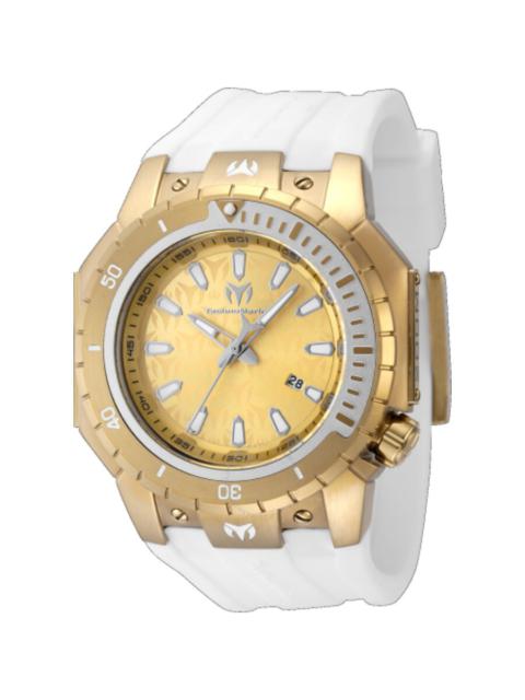 Other Designers TechnoMarine Manta Quartz Gold Dial Men's Watch TM-224009